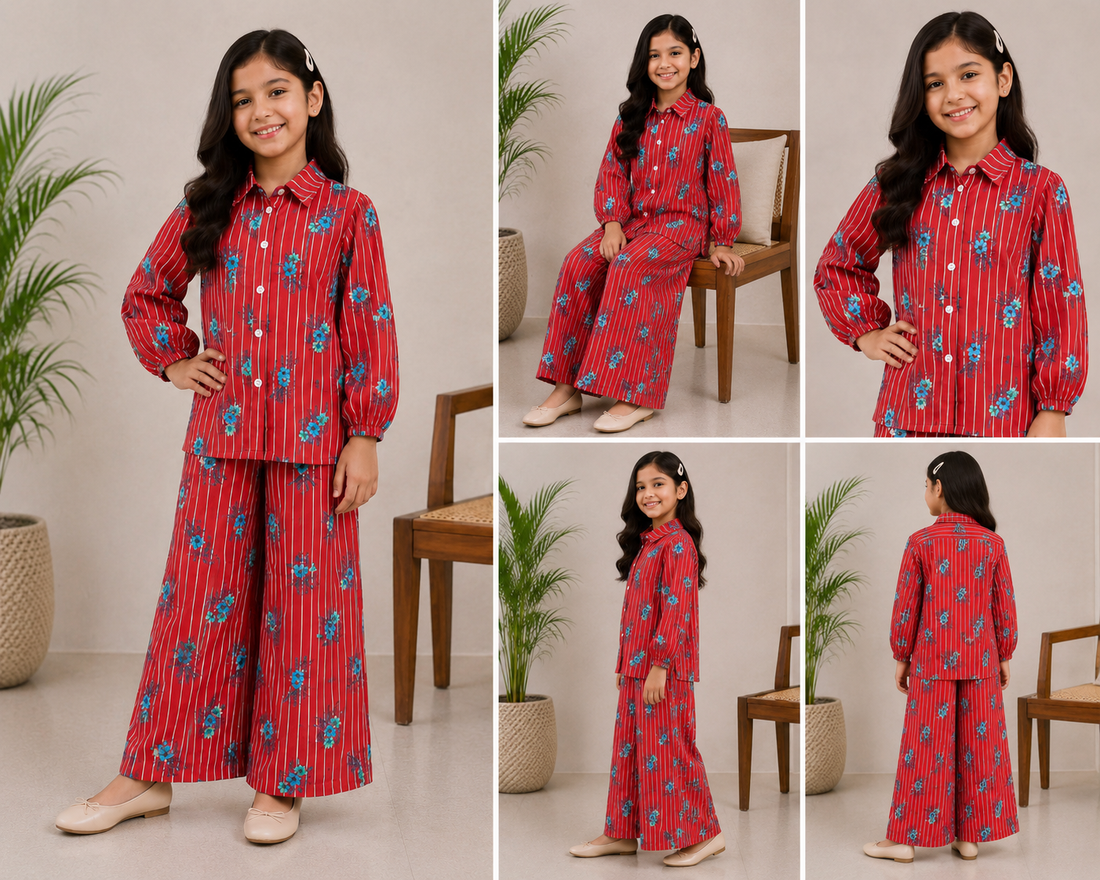 Blossom Stripe Co-Ord Set