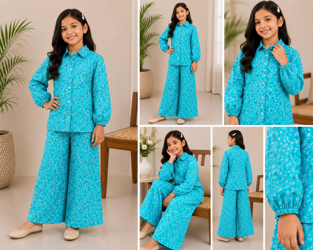 Little Club Sky Blossom Co-Ord Set