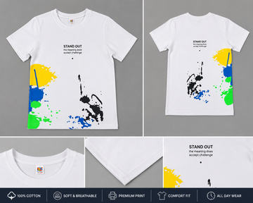 Stand Out™ Premium Cotton Graphic Tee