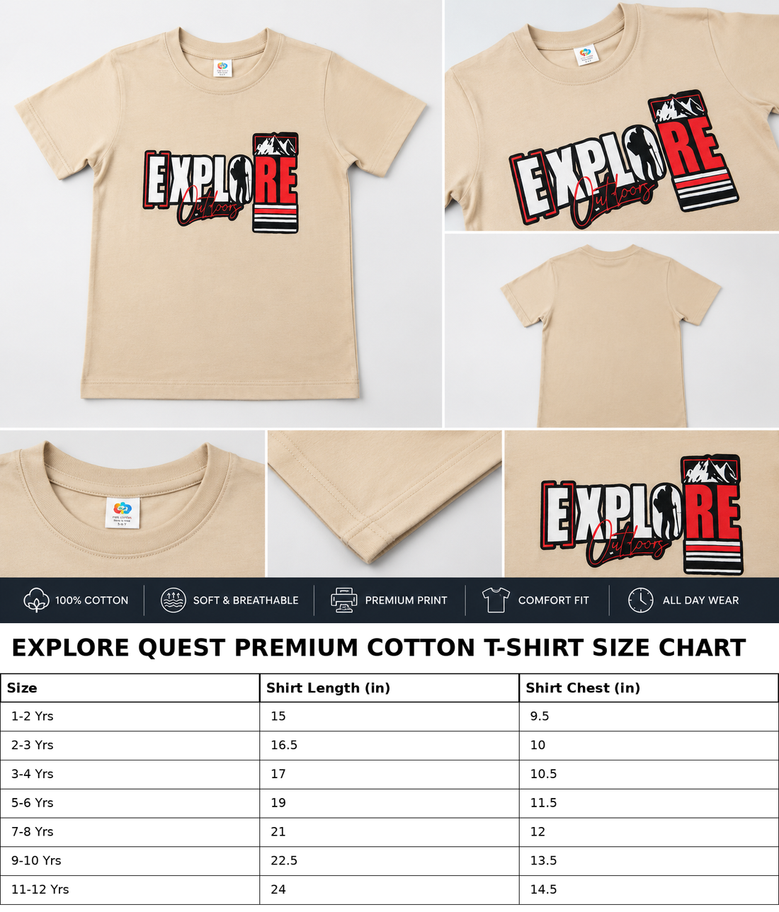 Explore Quest™ Premium Cotton Tee