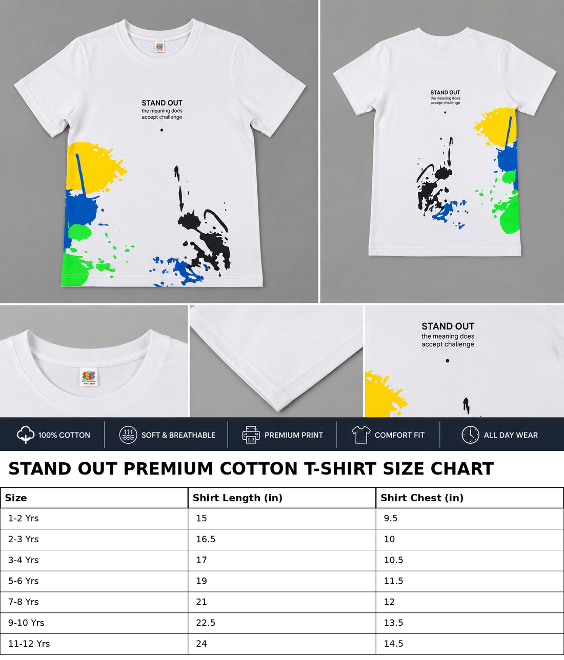 Stand Out™ Premium Cotton Graphic Tee